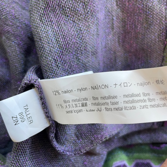 Zara Geometric Stripe Cut Out Dress - Picture 9 of 10